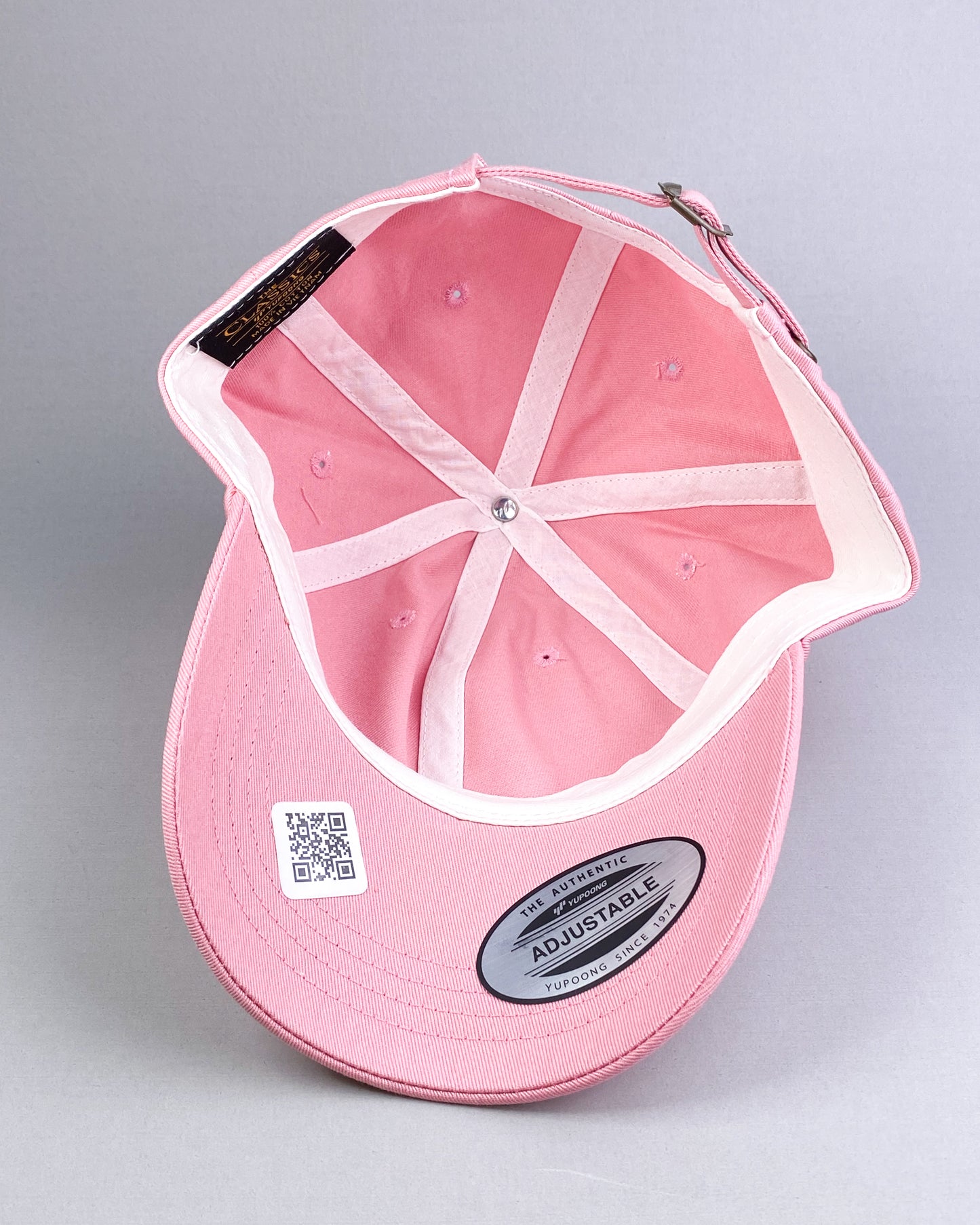 Bravo Cay hat in pink with flamingo design leather patch